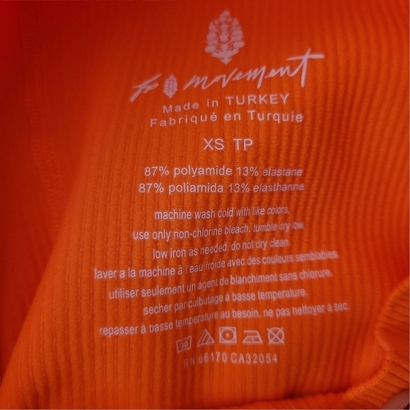 Free People Free Throw Shorts in Burning Up NEON Orange•XS - Picture 6 of 9